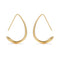 Waterdrop Shape Hoop Earrings - Zafari Studio Jewelry